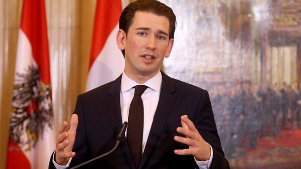 Sebastian Kurz, ny kansler i Østrig, vil skære i børnepenge, der sendes til udlandet.