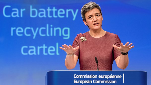 Margrethe Vestager tager gerne en periode mere som EU-kommissær, når den nuværende udløber i 2019. 