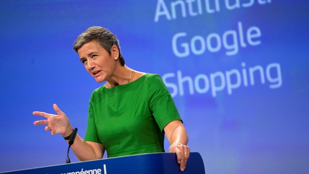 Vestager straffer Apple-leverandør med milliardbøde