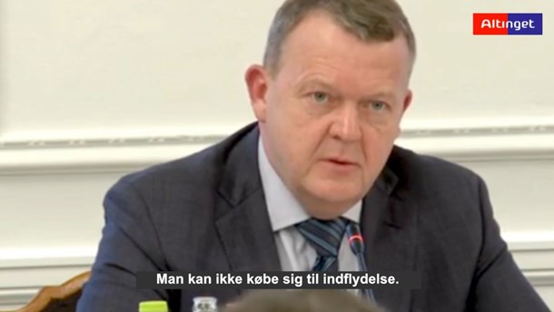 Løkke om relation til fisker: Det har ikke været styrende for min politik