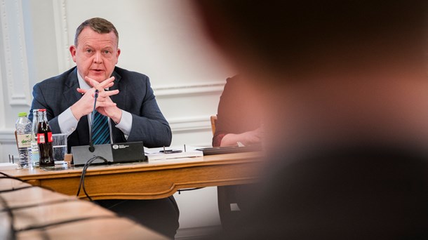 Statsminister Lars Løkke Rasmussen (V) til samråd om kvotekonger i Fødevareministeriet onsdag 31. januar.