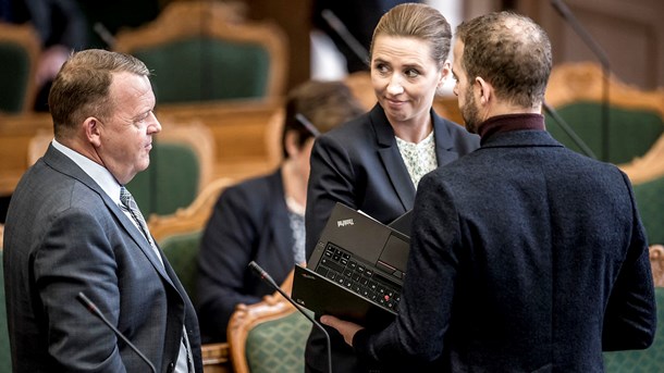 Mette Frederiksen og Socialdemokratiet står til mere end 30 procent af stemmerne. Mindre godt ser det ud for Løkke og resten af blå blok.