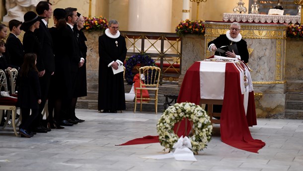 Prins Henrik blev bisat tirsdag den 20. februar.