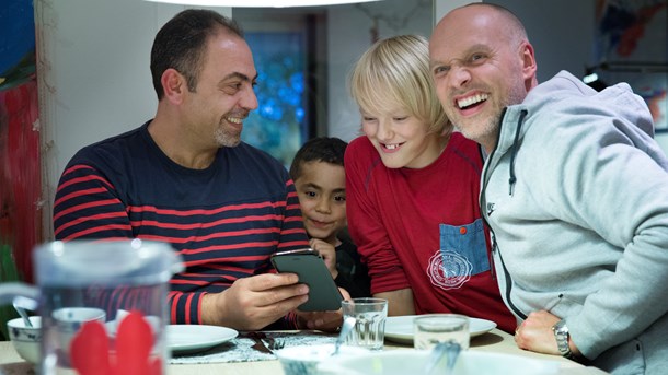 Kenneth og hans familie fra Frederikssund er venskabsfamilie for Yaser og hans familie, som oprindeligt er fra Syrien.