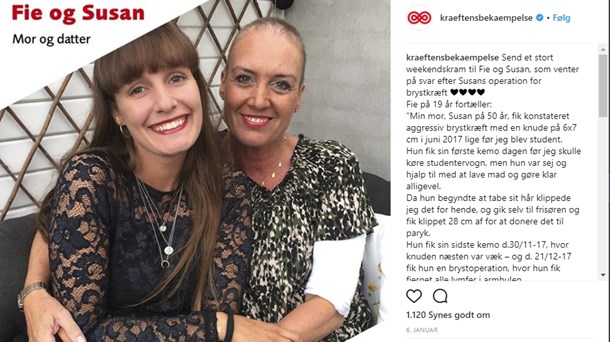 Når Kræftens Bekæmpelse overdrager deres instagram-profil til medlemmerne, så blomstrer fællesskabet på profilen. Medlemmerne responderer på autentisk indhold, mener organisationen.