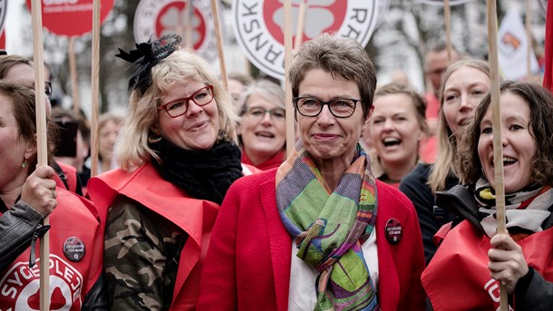 Grete Christensen, der er formand for Dansk Sygeplejeråd, udtrykker tilfredshed med aftalen.