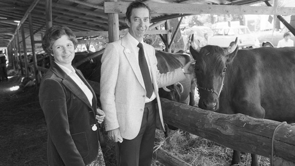 Niels Anker Kofoed og hustruen Rita Kofoed på Bornholm i 1979.