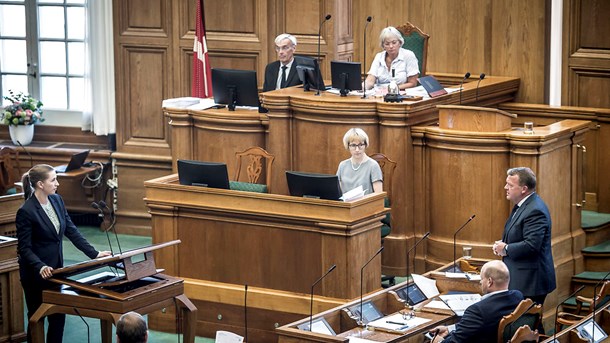 Ved statsministerens spørgetime tirsdag gav Mette Frederiksen (S) og Lars Løkke Rasmussen en forsmag på, hvordan en valgkamp i klimaets tegn kan lyde.