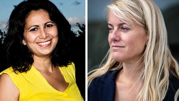 FØLER & TÆNKER: Özlem Cekic lader sig primært styre af empati (t.v.), mens Pernille Vermund oftest handler med rod i logik og fornuft, mener Lars Tvede