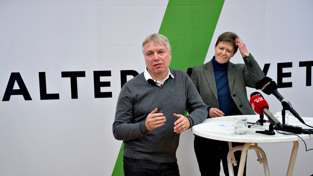 Alternativet står til 3,7 procent af stemmerne i nyt snit af meningsmålingerne. Det er laveste tilslutning, siden partiet kom i Folketinget.