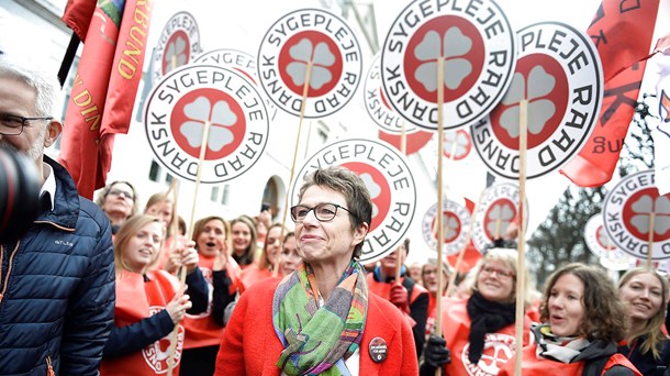 TILTAG: Formand for Dansk Sygeplejeråd Grethe Christensen giver sammen med kredsformændene deres bud på tiltag, der kan sikre sundhed i kommunerne.