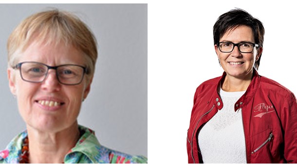 Hanne Lykke Jespersen (til venstre) og Tina Christensen.