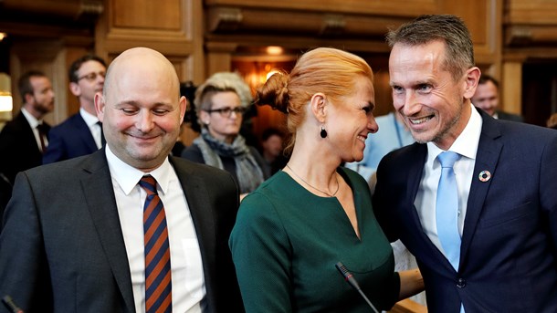 Søren Pape Poulsen er konsekvent med i toppen af ministermålingerne. Kristian Jensen og Inger Støjberg er også pænt placerede, og denne gang ligger Jensen over Støjberg.