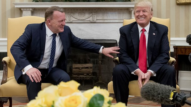 RO PÅ: Lars Løkke er i en svær position, men bør finde modet og stå fast overfor USA's uberegnelige leder, mener David Trads.