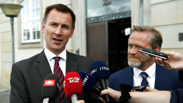 Onsdag mødtes udenrigsminister Anders Samuelsen (LA) med den nye britiske udenrigsminister, Jeremy Hunt. 