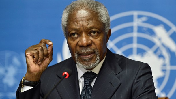 Kofi Annan er gået bort 18. august 2018, 80 år gammel. 