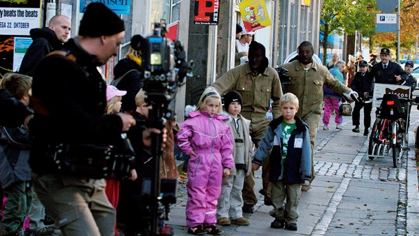 SJÆLDNE OPTAGELSER: Filmoptagelse i København, hvor kun 26 procent af landets film er blevet optaget de seneste tre år, skriver Anders Kronborg.