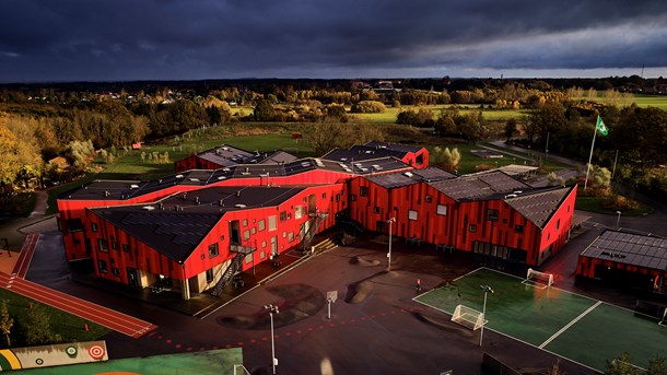 Vibeengskolen i Haslev er et af de projekter, Lokale- og Anlægsfonden har valgt at støtte. 