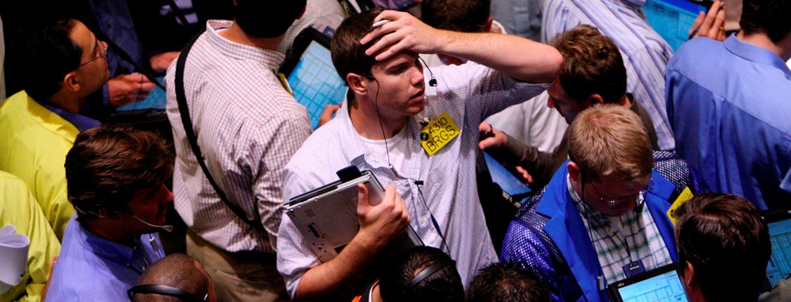 VANTRO: Den ubehagelige sandhed er ved at indfinde sig på New York Mercantile Exchange 15 . september 2008.