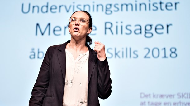 Ingen udpegningsberettigede medlemmer må have flertal i bestyrelsen, siger undervisningsminister Merete Riisager om de kommende FGU-institutioner.