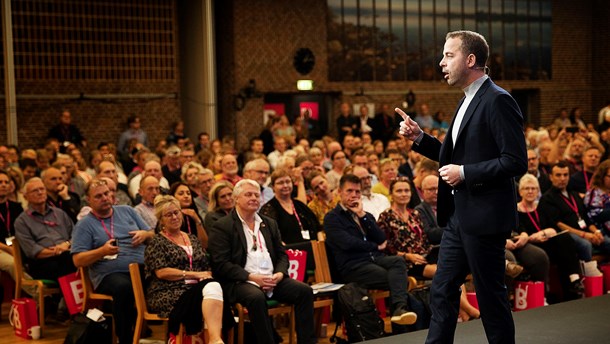 I sin landsmødetale gentog Radikales politiske leder sin garanti fra årets Folkemøde om kun at ville støtte en regering, der gør sig uafhængig af DF's udlændingepolitik.