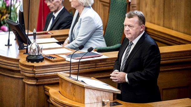 Direkte: Se Løkkes åbningstale i Folketinget