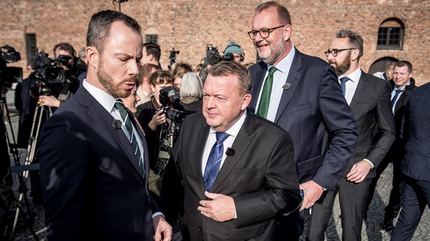 Jakob Ellemann-Jensen var en af seks ministre, der tirsdag præsenterede regeringens luft- og klimaudspil for pressen (Foto: Mads Claus Rasmussen/Ritzau Scanpix).