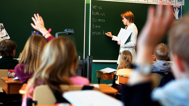 Skoledagen er kortere, og læreruddannelsen er længere. Selvom det danske og det finske samfund minder om hinanden på mange områder, er der stor forskel på landenes tilgang til skolepolitikken. Foto: Erik Refner Ritzau/Scanpix