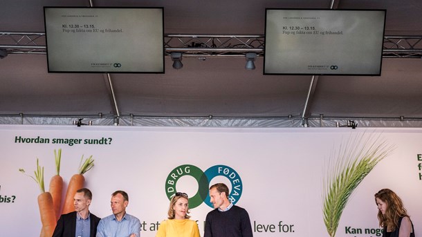 Landbrug & Fødevarers store scene ved Folkemødet bliver der ikke noget af i 2019. 