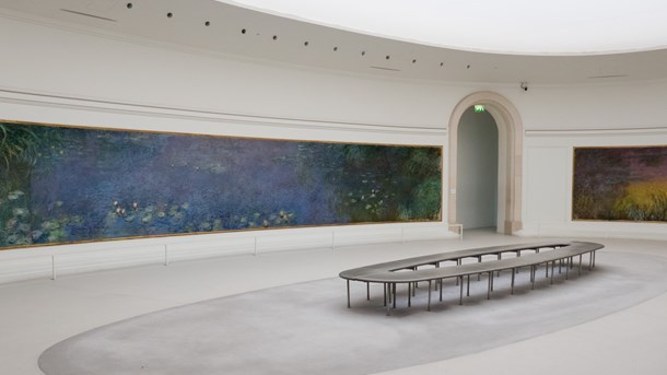 Noget af det smukke ved Claude Monets åkander i Musée de l’Orangerie er, at de ikke rigtig kan tages til indtægt for noget. De er bare åkander, de er bare smukke, skriver Jens Christian Grøndahl.