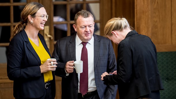 ”Jeg er gået fra at være nervøs til at være positiv,” siger Marlene Harpsøe (th) om EUD-forhandlingerne.