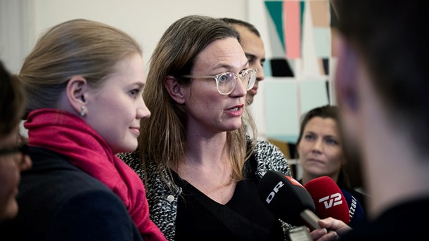 Undervisningsminister Merete Riisager (LA) har landet en eud-aftale med S, SF, R og DF.