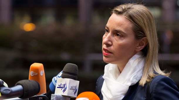 EU's udenrigschef Federica Mogherini.