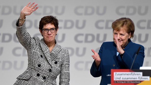 Merkel-afløser på plads: Kramp-Karrenbauer ny formand for CDU