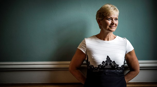 Ligestillingsminister Eva Kjer Hansen (V) glæder sig over, at hver tredje statslige chef i dag er kvinde.