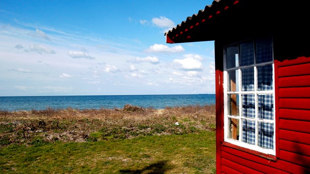 Småt er godt: Søren Egge Rasmussen (EL) mener, at flere skal flytte på landet. Gerne i et af de såkaldte tiny houses. 