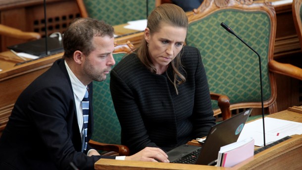 Morten Østergaard og Mette Frederiksen er begge til uddannelsespolitisk topmøde i Aalborg onsdag.