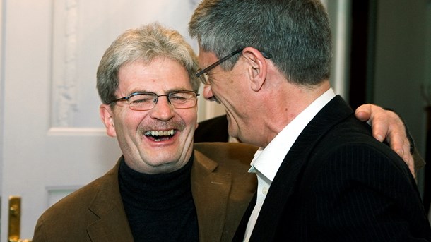 Holger K. Nielsen (SF) og Mogens Lykketoft (S) er blandt de folketingsmedlemmer, der forlader Christiansborg efter denne valgperiode.