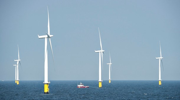 Folketingets partier blev torsdag enige om en ny stor havvindmøllepark. Her er billede fra Horns Rev 2 i Nordsøen ud for Esbjerg.