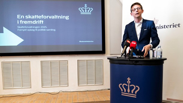 Skatteminister Karsten Lauritzen fremlagde tirsdag oplægget 