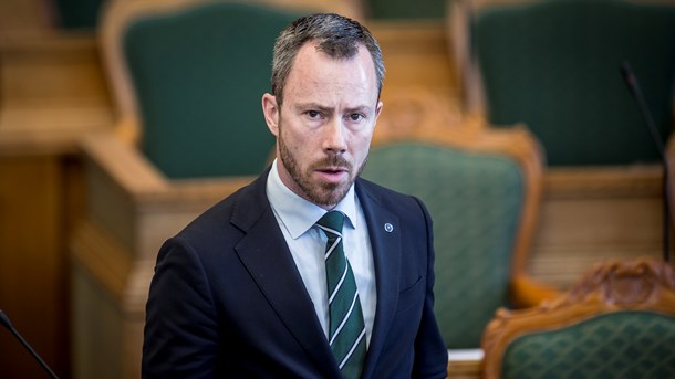 Jakob Ellemann-Jensen (V) har ikke kunnet få enderne til at mødes i 
forhandlinger om naturmål. (Foto: Mads Claus Rasmussen/Ritzau Scanpix).