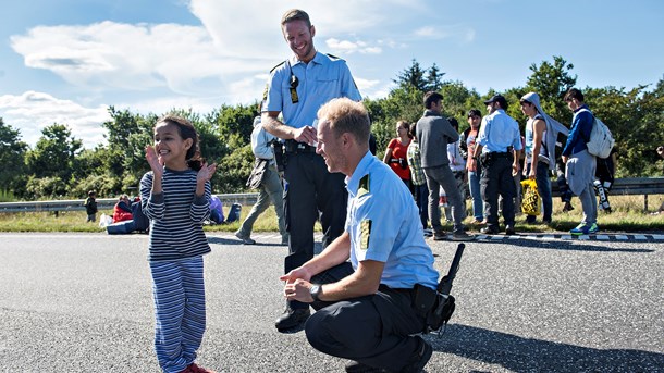 Billederne af flygtninge på motorvejen i 2015 blev afsæt til debat om integration og flygtningepolitik, der har været tilbagevendende emner i valgperioden.