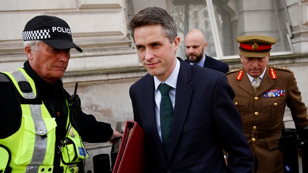 42-årige Gavin Williamson blev udnævnt til forsvarsminister i 2017. Han er valgt for de britiske konservative.