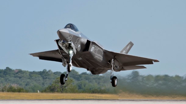 F-35-kampfly kommer til Danmark om tre uger