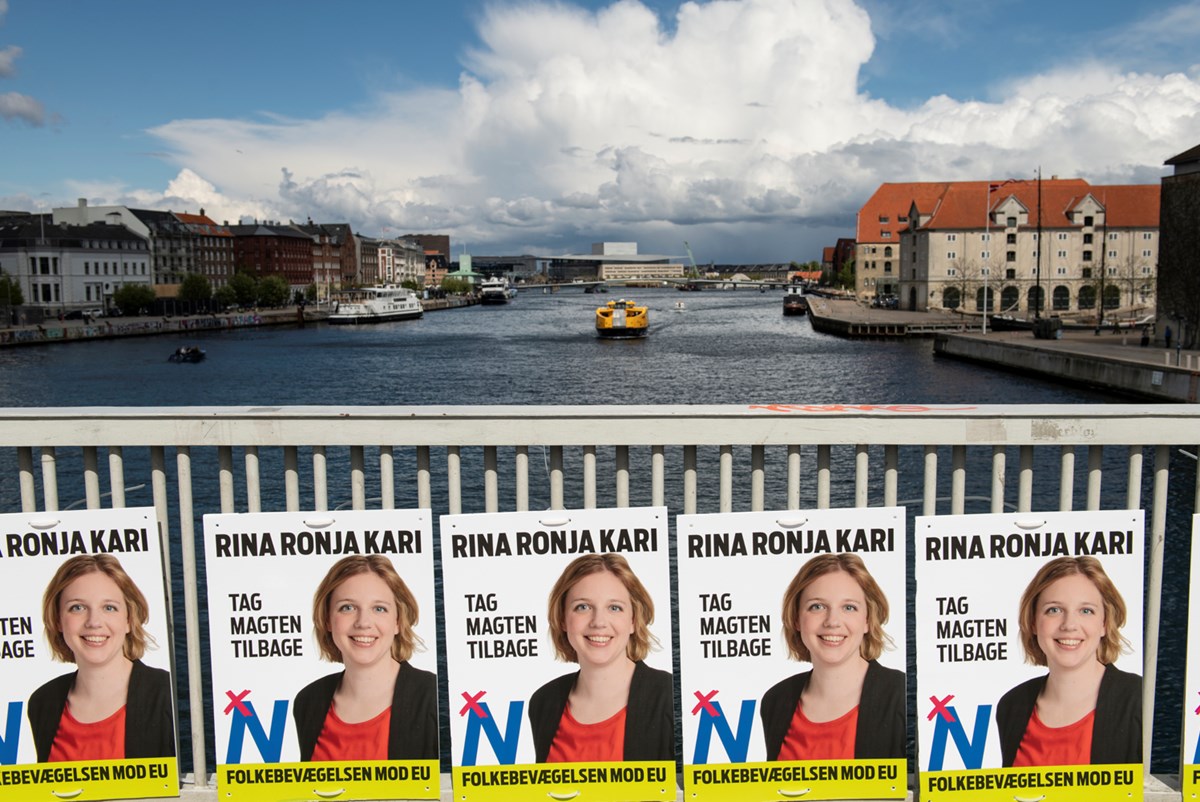 Billedserie: Nu er EU-valgplakaterne kommet op