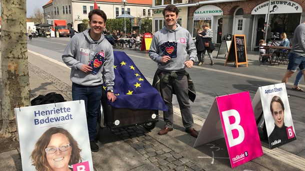 Først i april fik Anton Ebsen at vide, at han var kandidat til Europa-Parlamentet. 