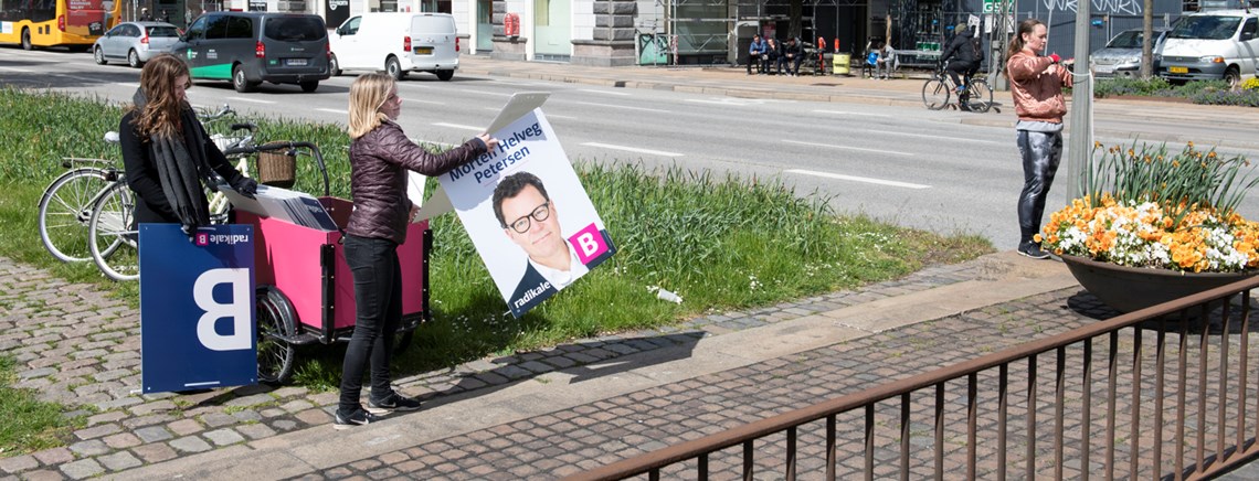 Der er god grund til, at Radikale har sørget for, at København blev prydet med valgplakater til europaparlamentsvalget. Det er nemlig den del af landet, hvor partiet står stærkest.