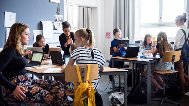 Katrinedals Skole i Vanløse, der har haft succes med at inkludere eleverne. (Arkivfoto).