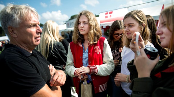 31 procent af Alternativets vælgerbase er under 24 år. Her ses Uffe Elbæk til Ungdommens Folkemøde (arkiv).