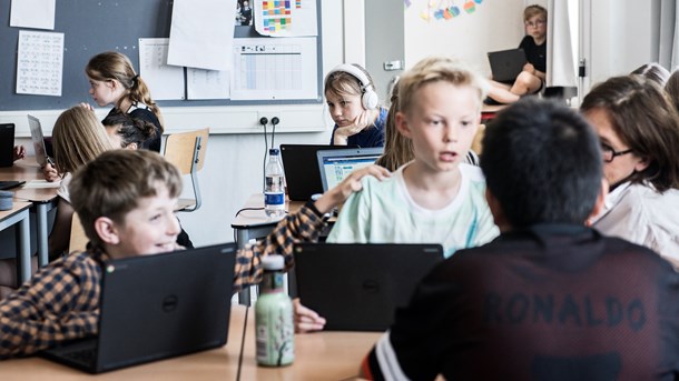 Katrinedals Skole i Vanløse, der har haft succes med at inkludere eleverne. (Arkiv)